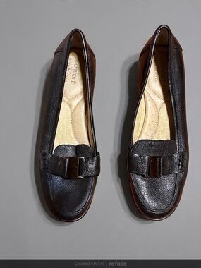Women’s Dark Brown Leather Loafers